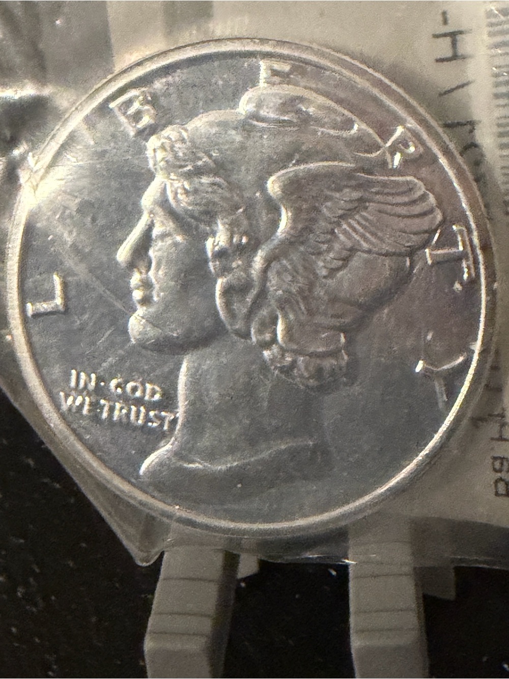 Mercury Dime Silver Coin - Classic Winged Liberty Head 999 Fine Silver